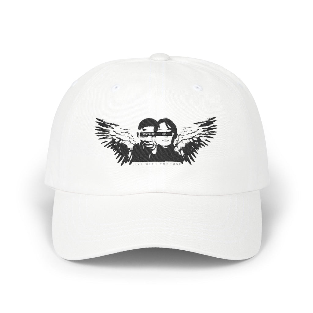 Classic Dad Cap with Winged Design, Casual Hat, Adjustable Cap for Dads, Gift for Father's Day, Everyday Wear, Unisex Accessory