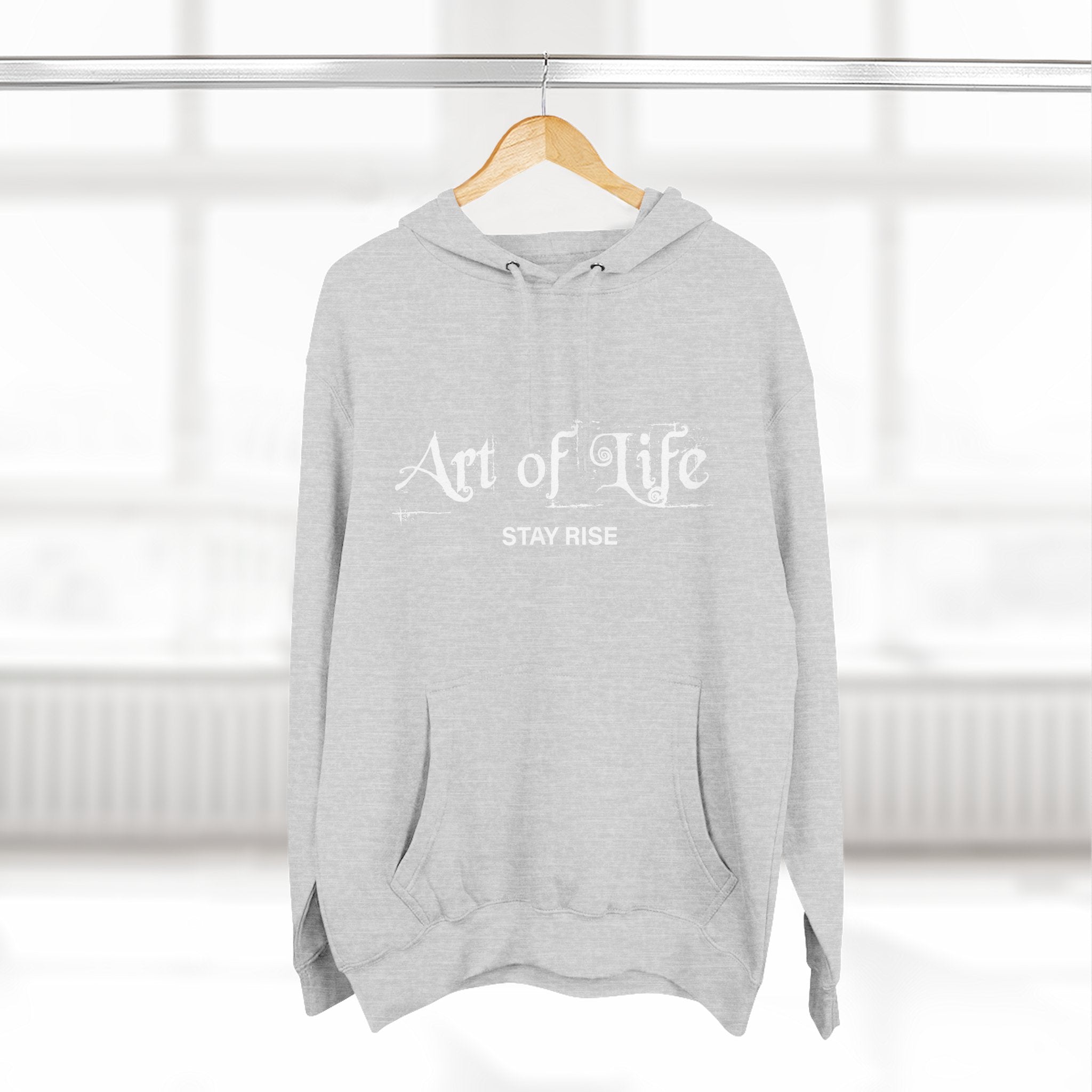 Inspirational Fleece Hoodie - Art of Life & Tomorrow Needs You Design, Cozy Gift for Friends, Motivational Apparel, Comfortable [...]