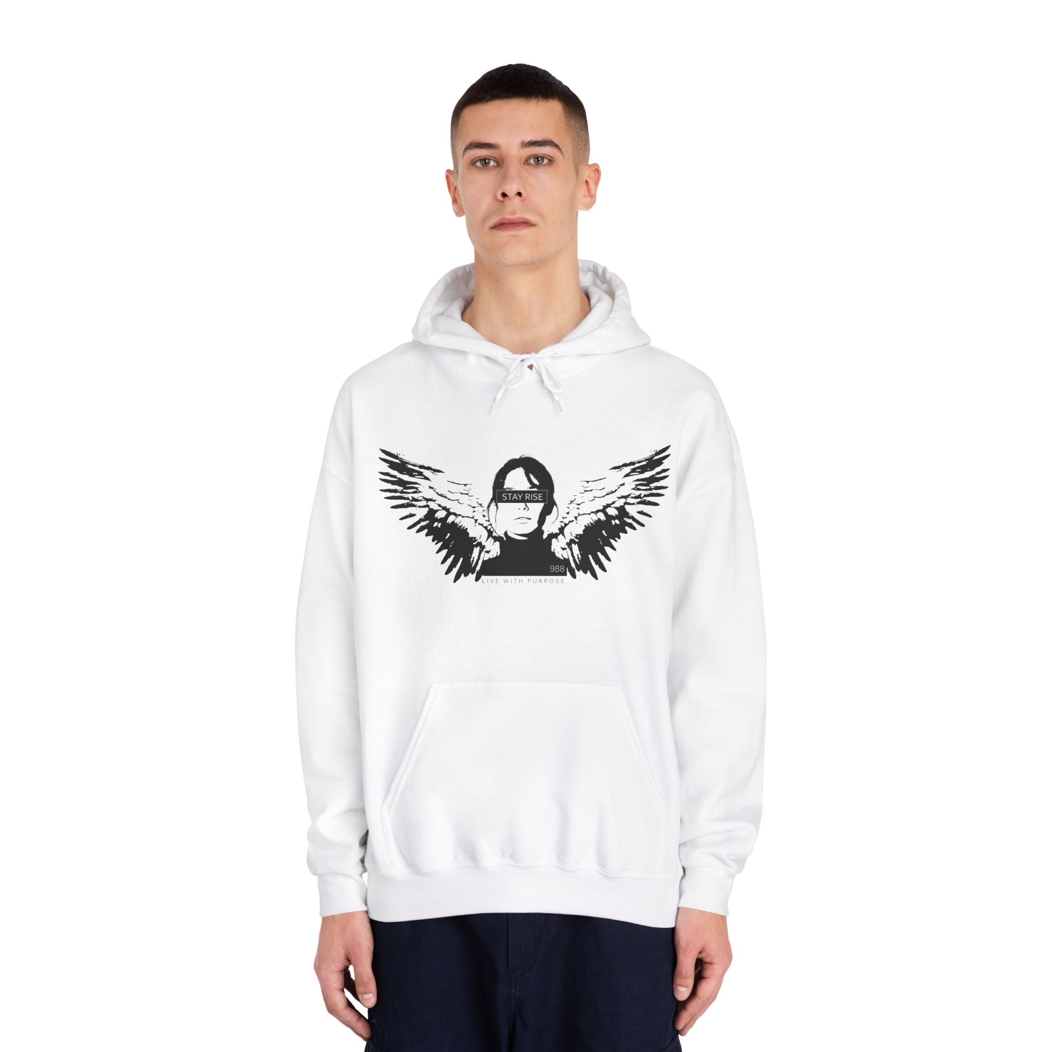 Wings Unisex Hooded Sweatshirt, Stylish Pullover, Gift for Music Lovers, Cozy Casual Wear, Perfect for Concerts or Everyday