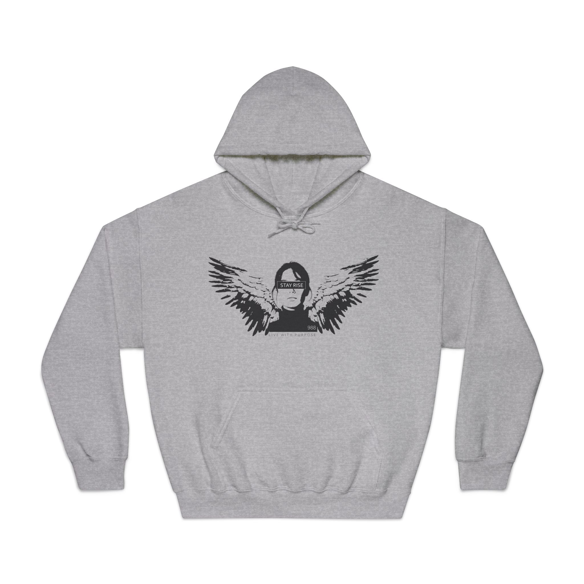 Wings Unisex Hooded Sweatshirt, Stylish Pullover, Gift for Music Lovers, Cozy Casual Wear, Perfect for Concerts or Everyday