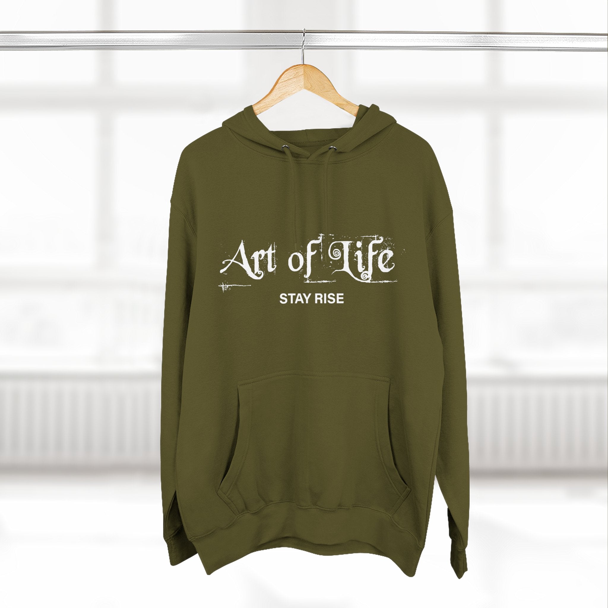 Inspirational Fleece Hoodie - Art of Life & Tomorrow Needs You Design, Cozy Gift for Friends, Motivational Apparel, Comfortable [...]