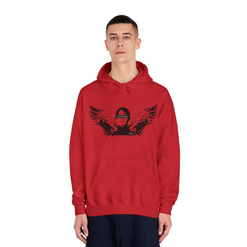Wings Unisex Hooded Sweatshirt, Stylish Pullover, Gift for Music Lovers, Cozy Casual Wear, Perfect for Concerts or Everyday