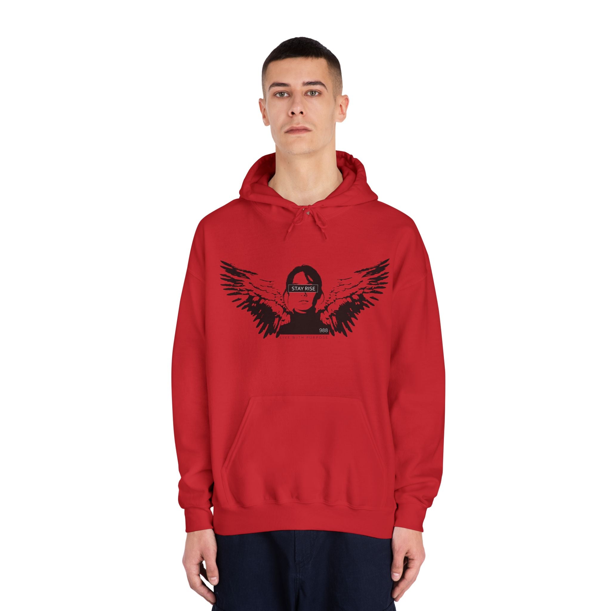 Wings Unisex Hooded Sweatshirt, Stylish Pullover, Gift for Music Lovers, Cozy Casual Wear, Perfect for Concerts or Everyday