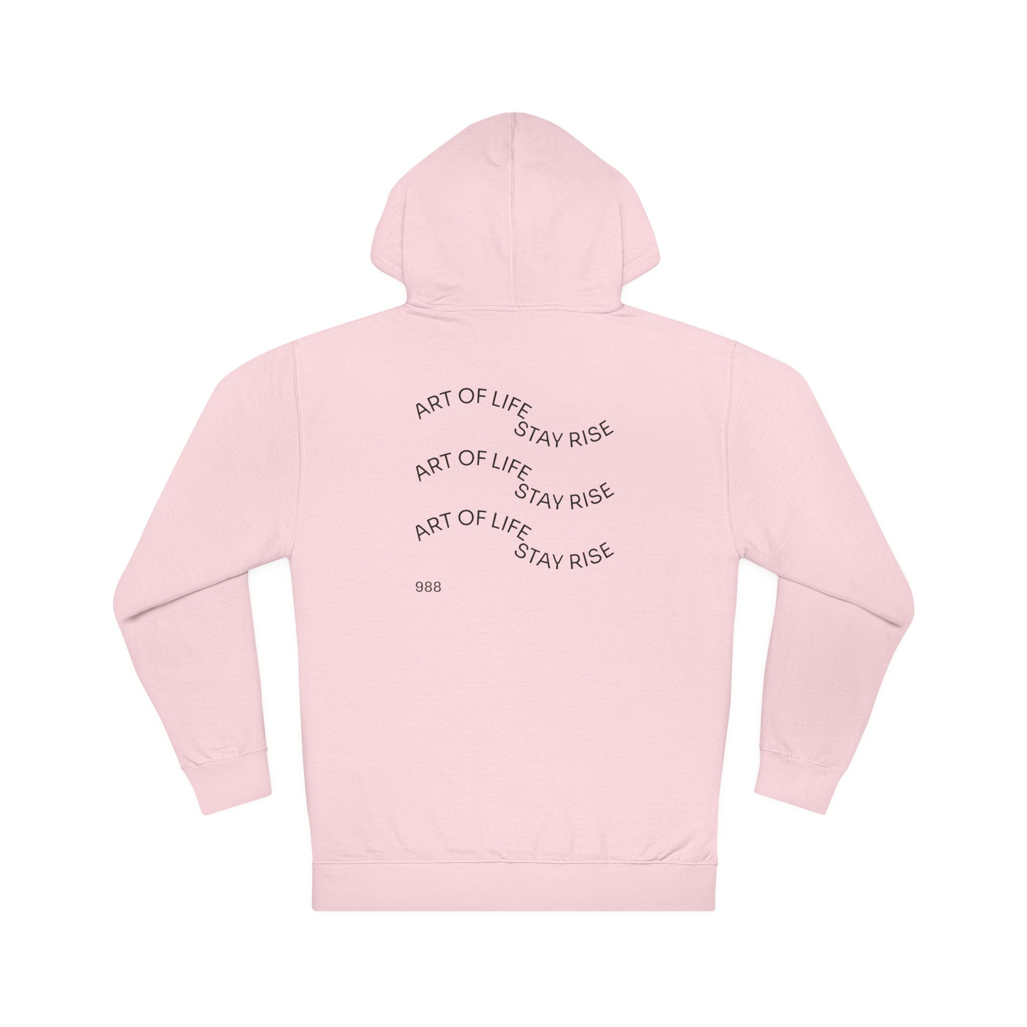 Inspirational Unisex Hooded Sweatshirt - Stay Rise Motivational Apparel, Perfect Gift for Friends, Casual Wear, Cozy Hoodie
