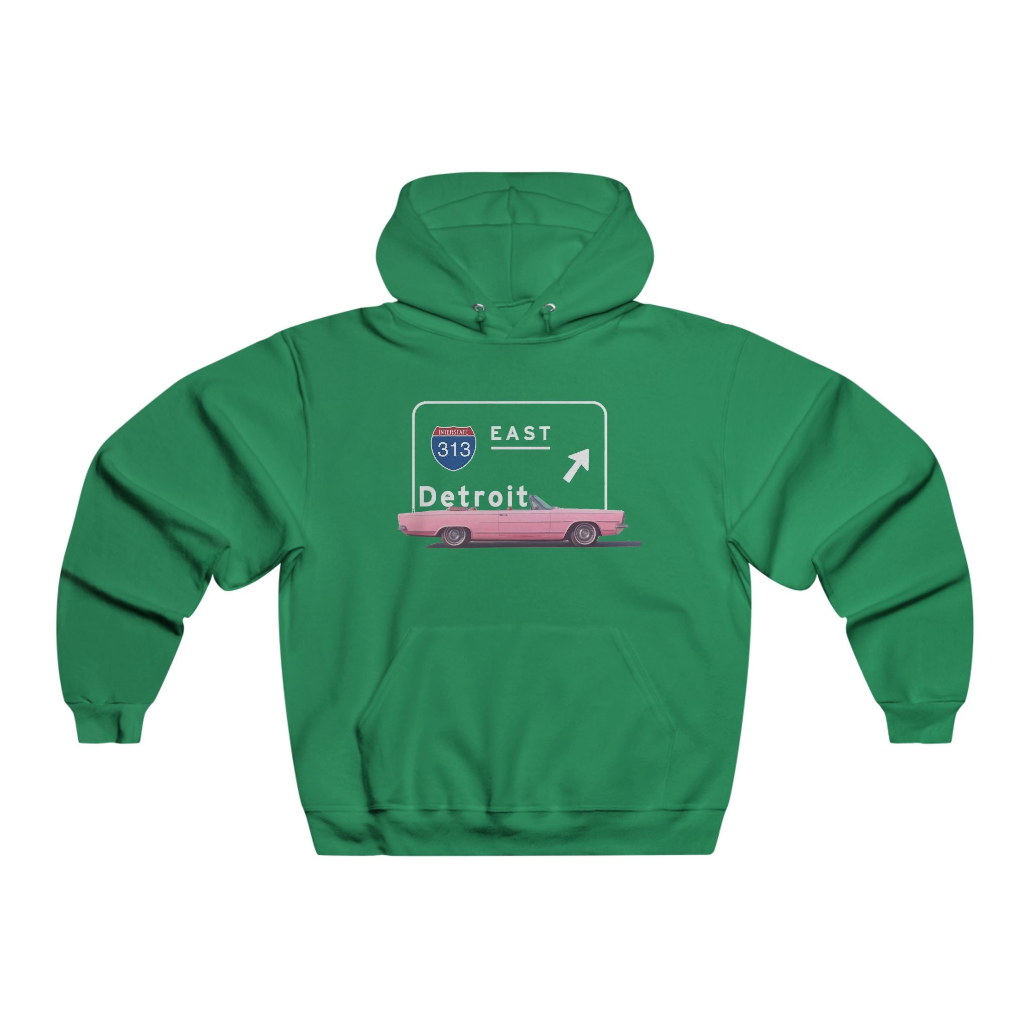 Detroit Vintage Car Hooded Sweatshirt | Men’s NUBLEND®