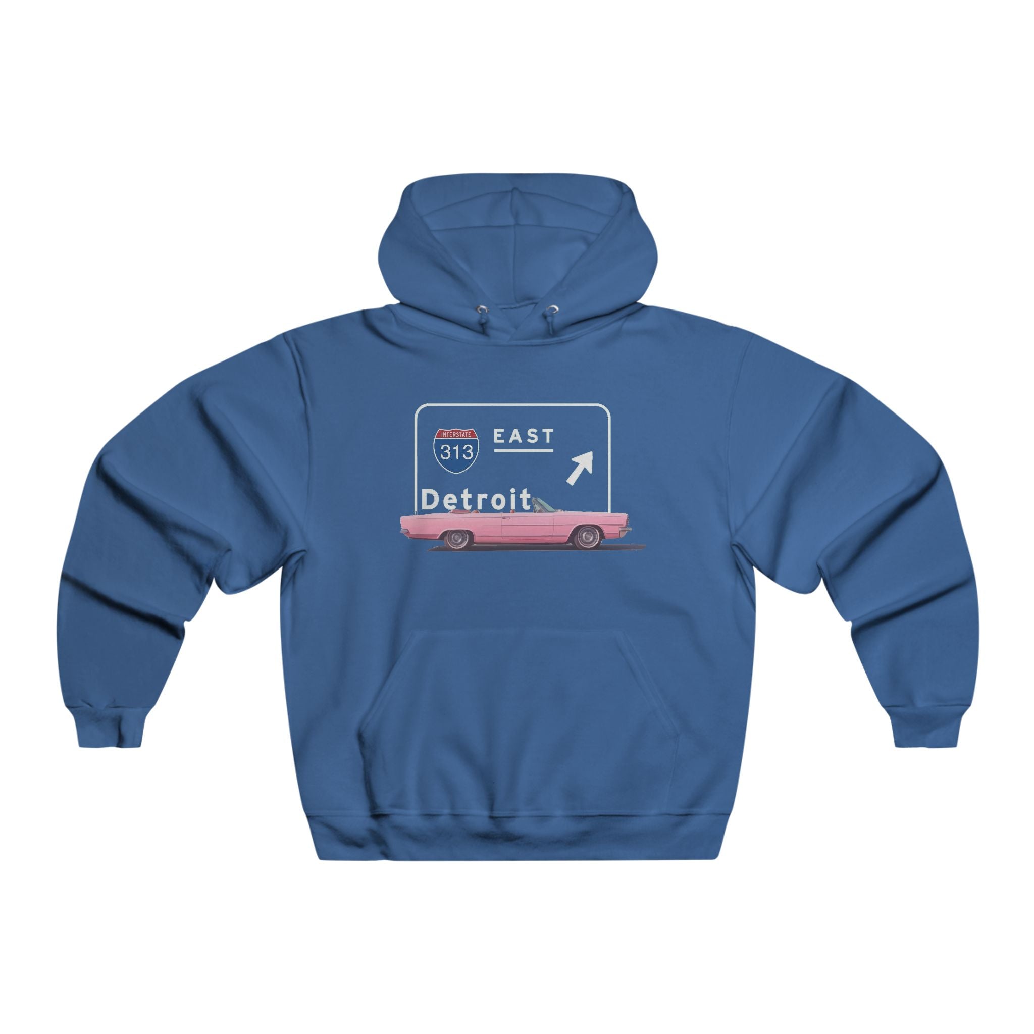 Detroit Vintage Car Hooded Sweatshirt | Men’s NUBLEND®
