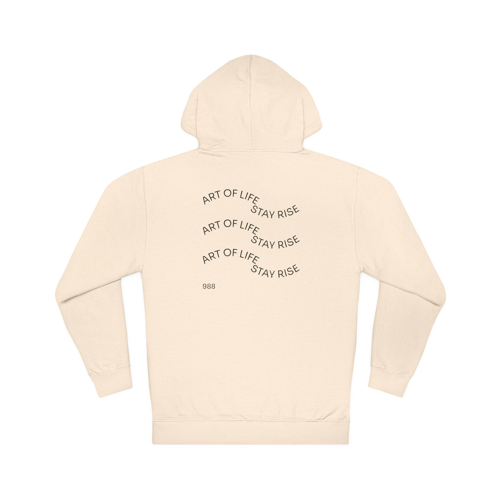 Inspirational Unisex Hooded Sweatshirt - Stay Rise Motivational Apparel, Perfect Gift for Friends, Casual Wear, Cozy Hoodie