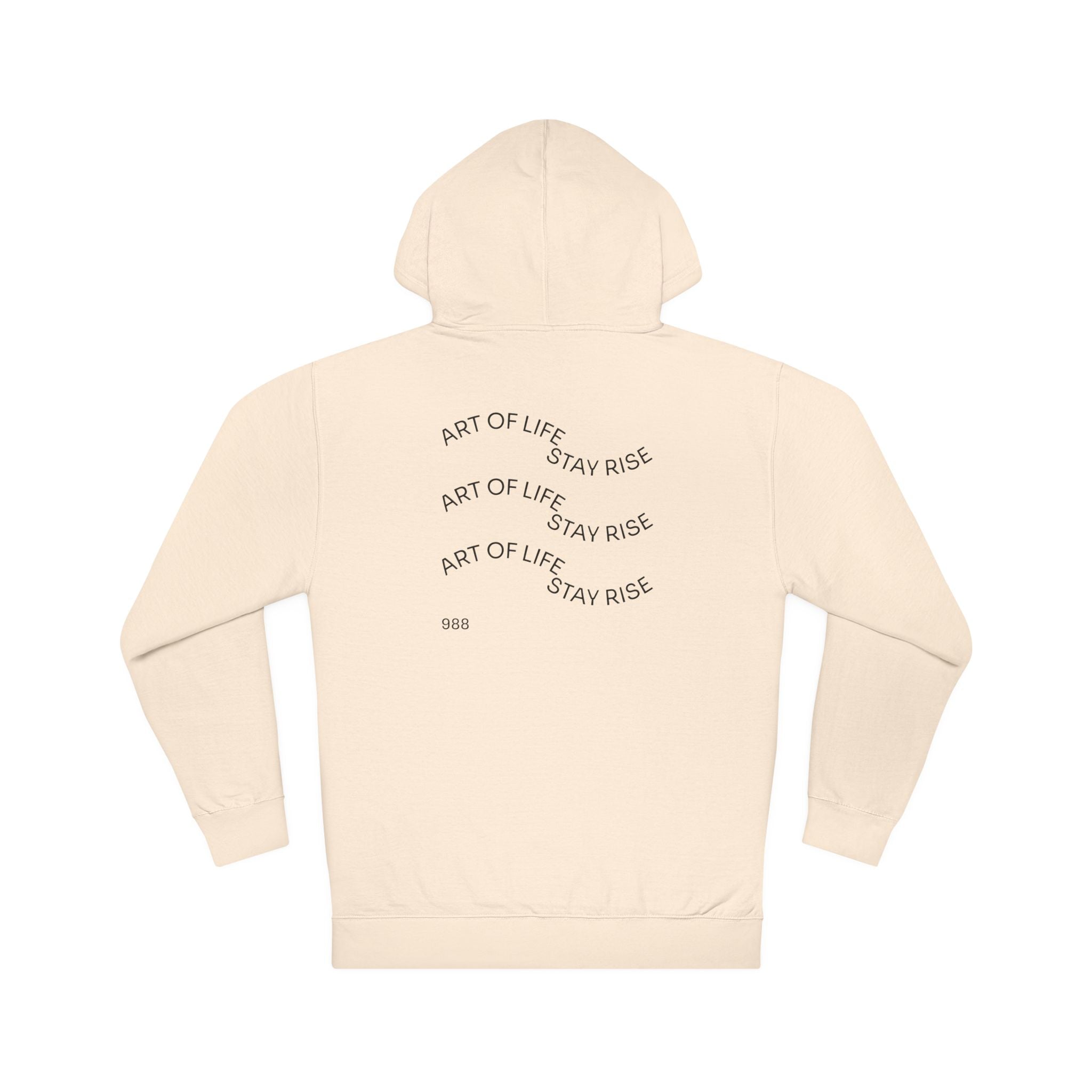 Inspirational Unisex Hooded Sweatshirt - Stay Rise Motivational Apparel, Perfect Gift for Friends, Casual Wear, Cozy Hoodie