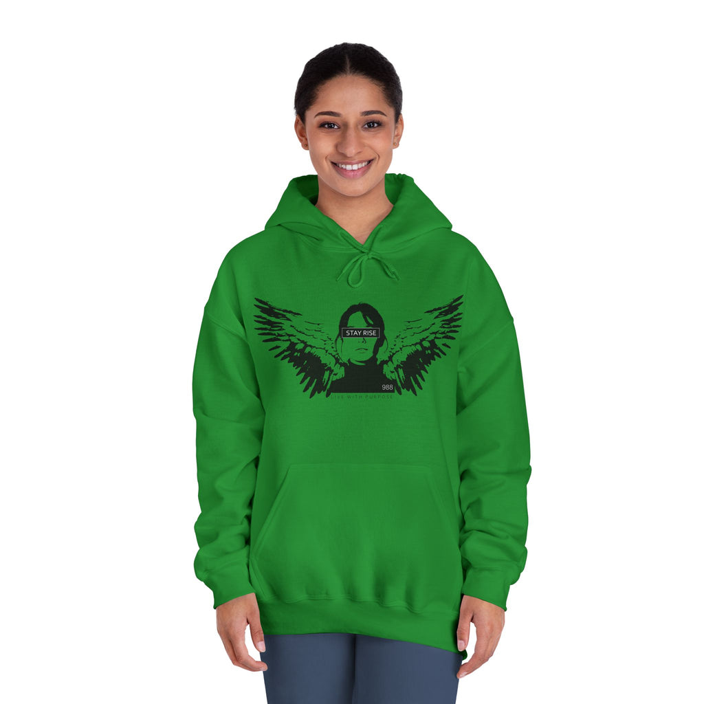 Wings Unisex Hooded Sweatshirt, Stylish Pullover, Gift for Music Lovers, Cozy Casual Wear, Perfect for Concerts or Everyday