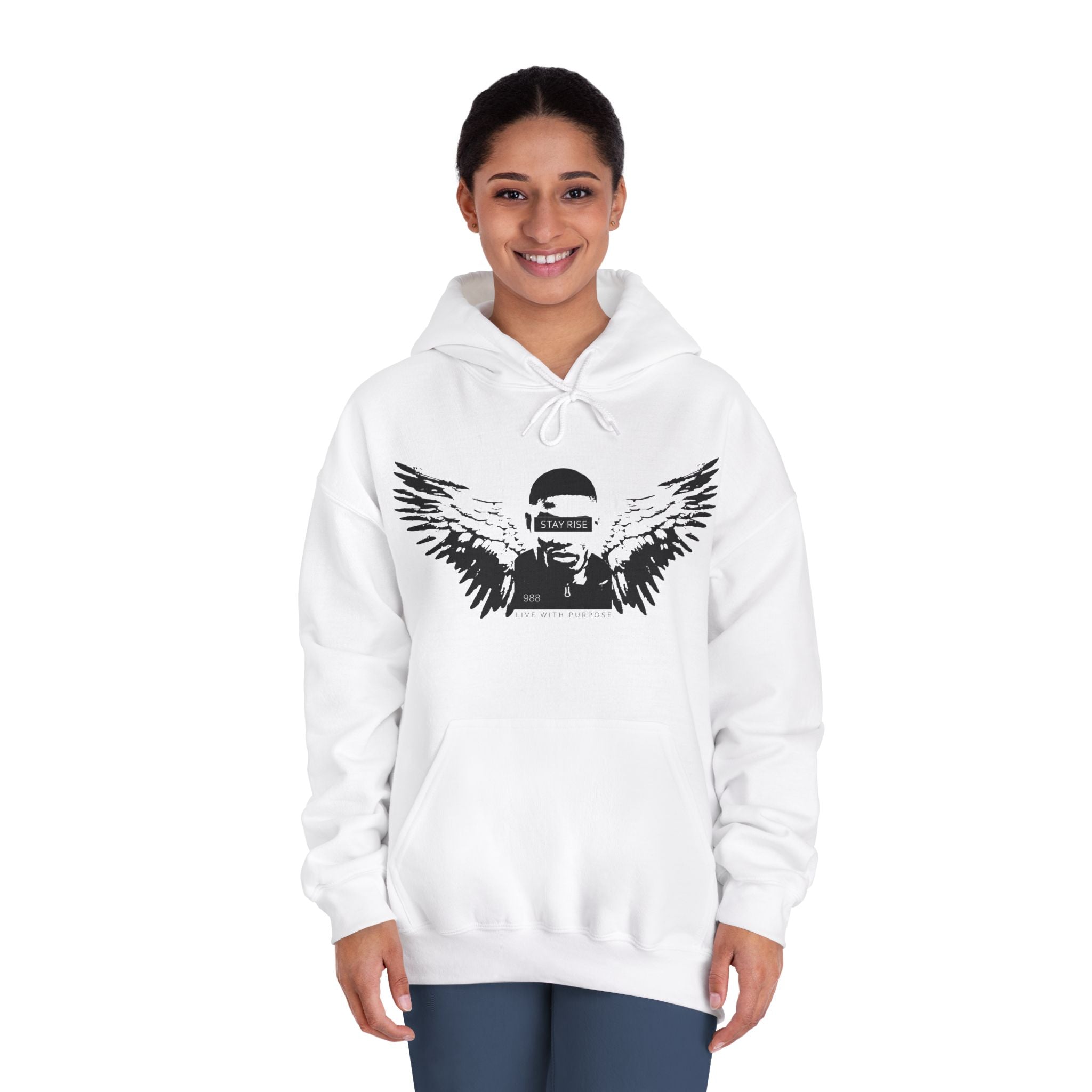 Inspirational Unisex Hooded Sweatshirt, Motivational Gift, Cozy Apparel, Everyday Wear, Self-Care Hoodie, Comfort Clothing