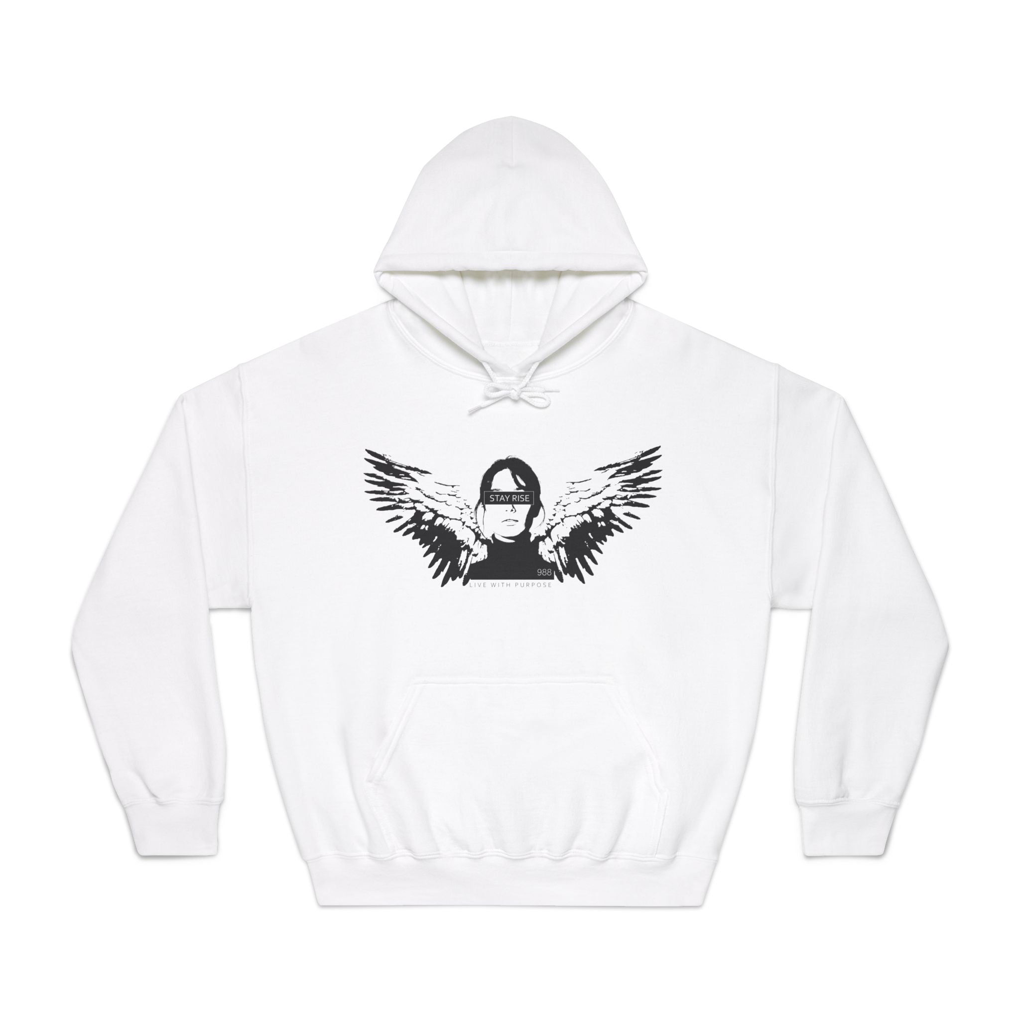 Wings Unisex Hooded Sweatshirt, Stylish Pullover, Gift for Music Lovers, Cozy Casual Wear, Perfect for Concerts or Everyday