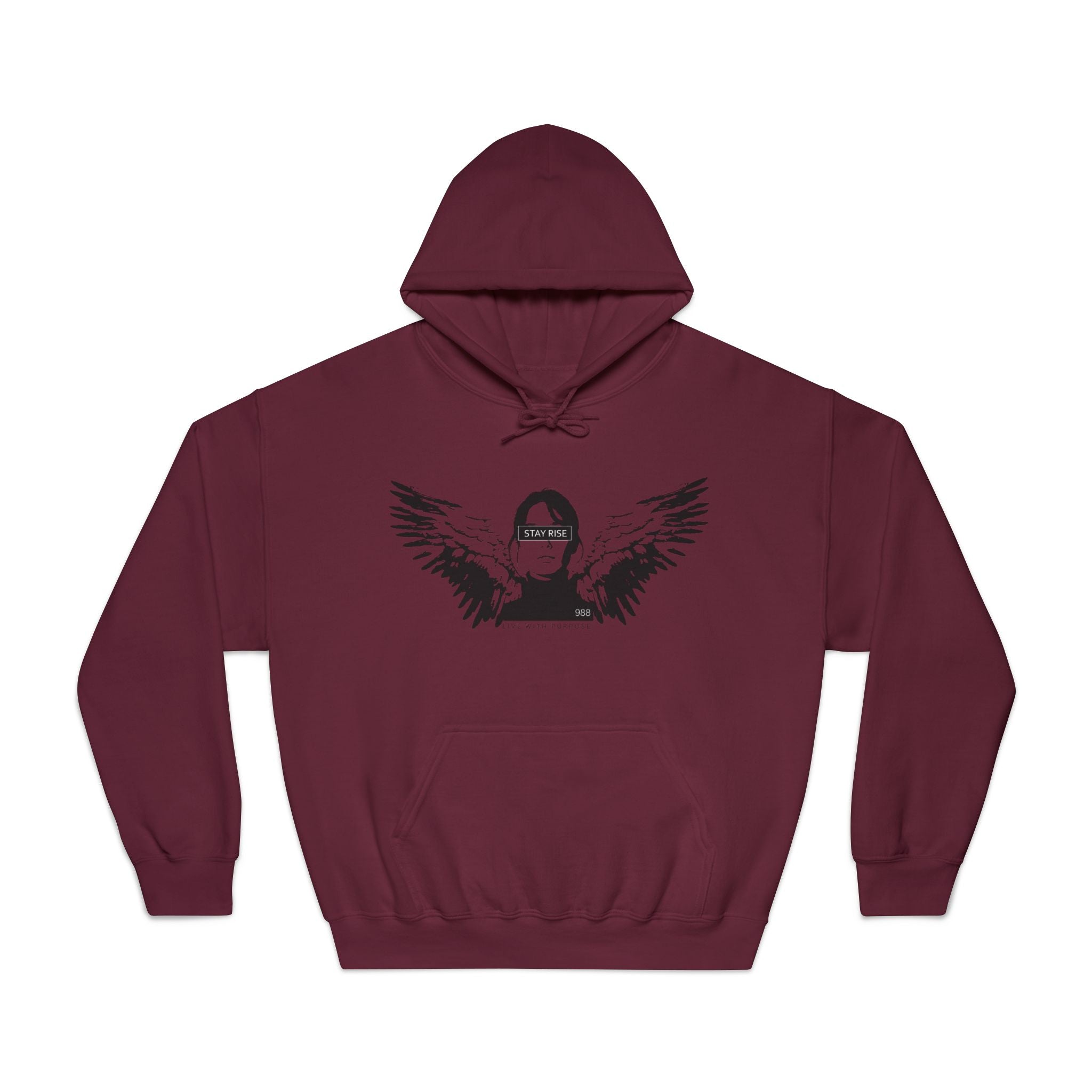 Wings Unisex Hooded Sweatshirt, Stylish Pullover, Gift for Music Lovers, Cozy Casual Wear, Perfect for Concerts or Everyday