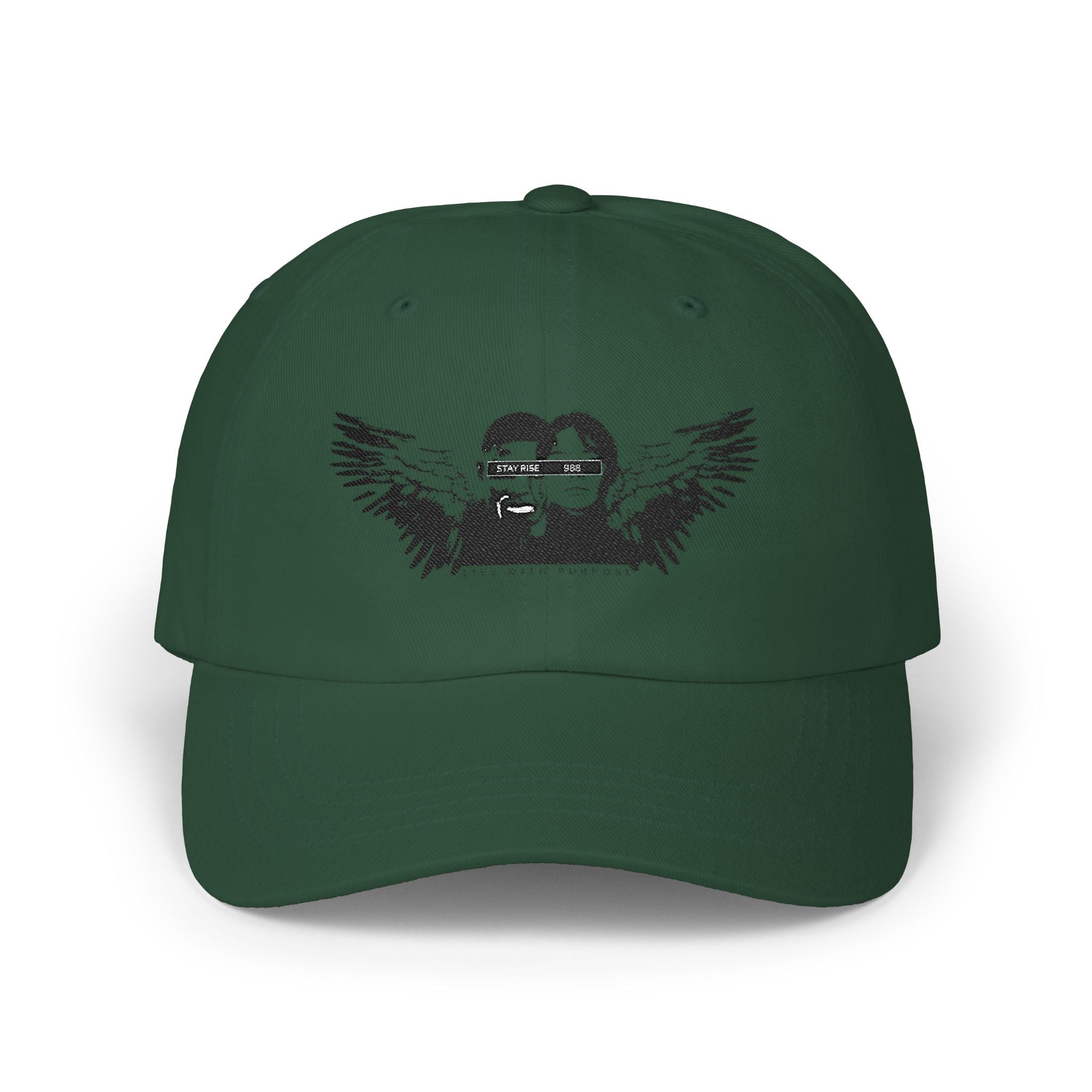 Classic Dad Cap with Winged Design, Casual Hat, Adjustable Cap for Dads, Gift for Father's Day, Everyday Wear, Unisex Accessory