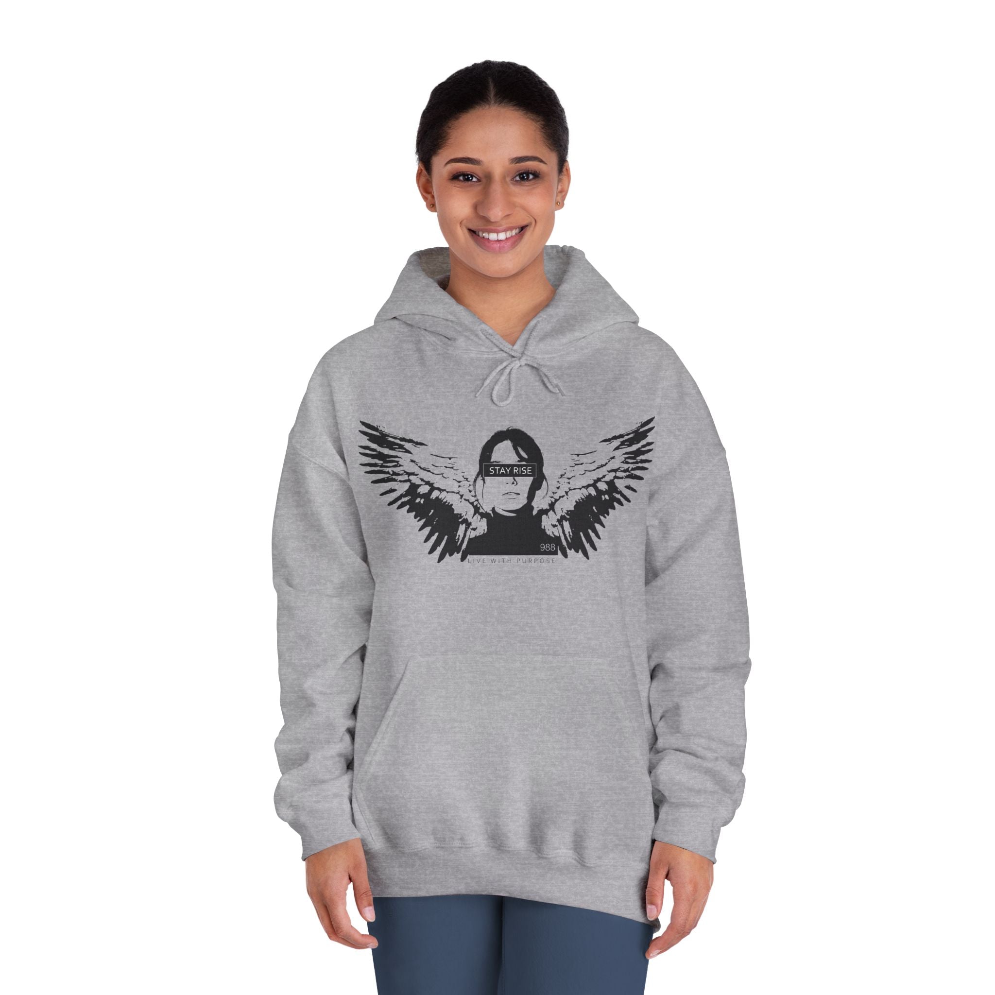 Wings Unisex Hooded Sweatshirt, Stylish Pullover, Gift for Music Lovers, Cozy Casual Wear, Perfect for Concerts or Everyday