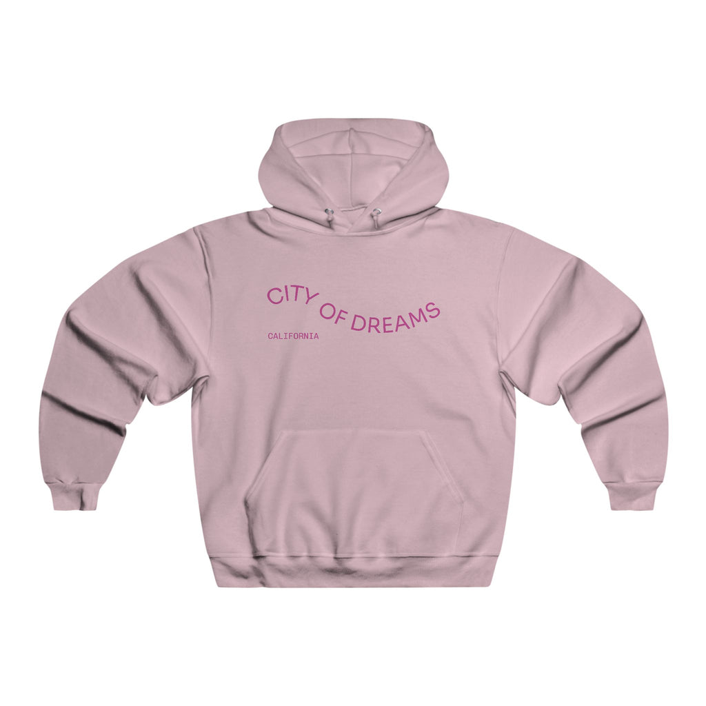 City of Dreams Men's Hoodie - Comfortable Pullover, Perfect for Casual Outings, Gift for Dreamers, Summer and Fall Fashion