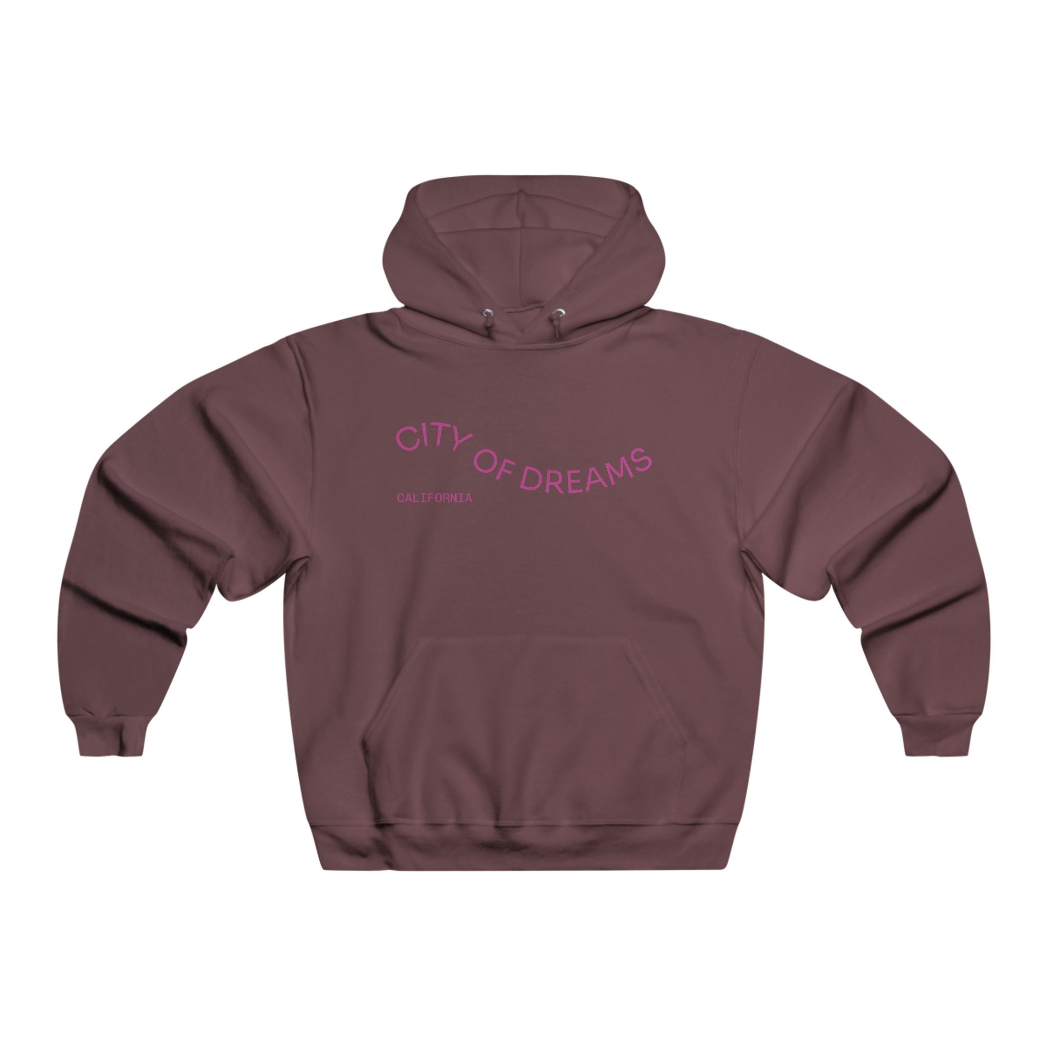City of Dreams Men's Hoodie - Comfortable Pullover, Perfect for Casual Outings, Gift for Dreamers, Summer and Fall Fashion