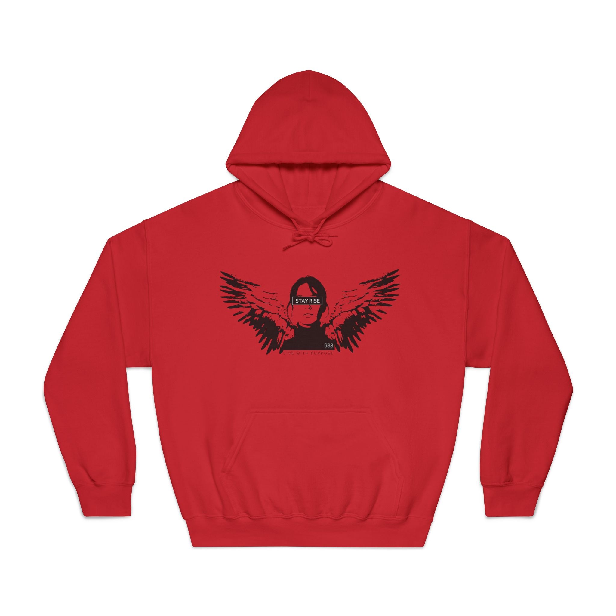 Wings Unisex Hooded Sweatshirt, Stylish Pullover, Gift for Music Lovers, Cozy Casual Wear, Perfect for Concerts or Everyday