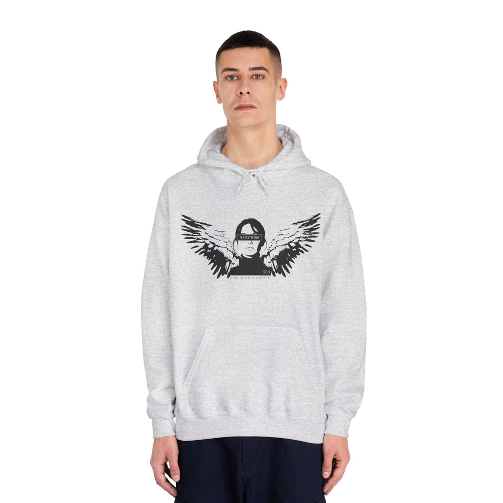 Wings Unisex Hooded Sweatshirt, Stylish Pullover, Gift for Music Lovers, Cozy Casual Wear, Perfect for Concerts or Everyday