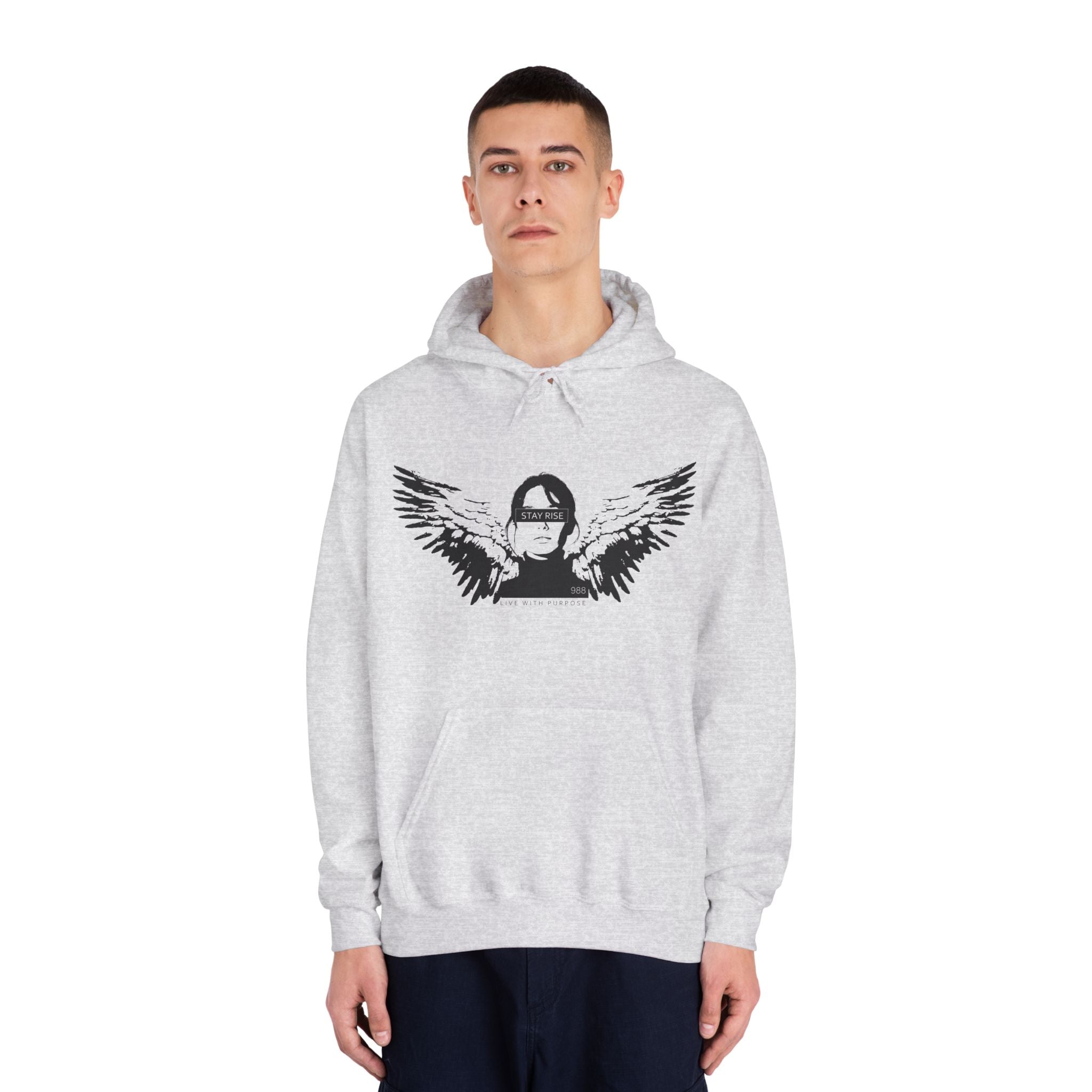 Wings Unisex Hooded Sweatshirt, Stylish Pullover, Gift for Music Lovers, Cozy Casual Wear, Perfect for Concerts or Everyday