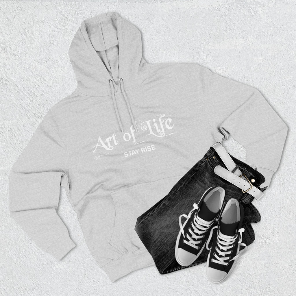 Inspirational Fleece Hoodie - Art of Life & Tomorrow Needs You Design, Cozy Gift for Friends, Motivational Apparel, Comfortable [...]