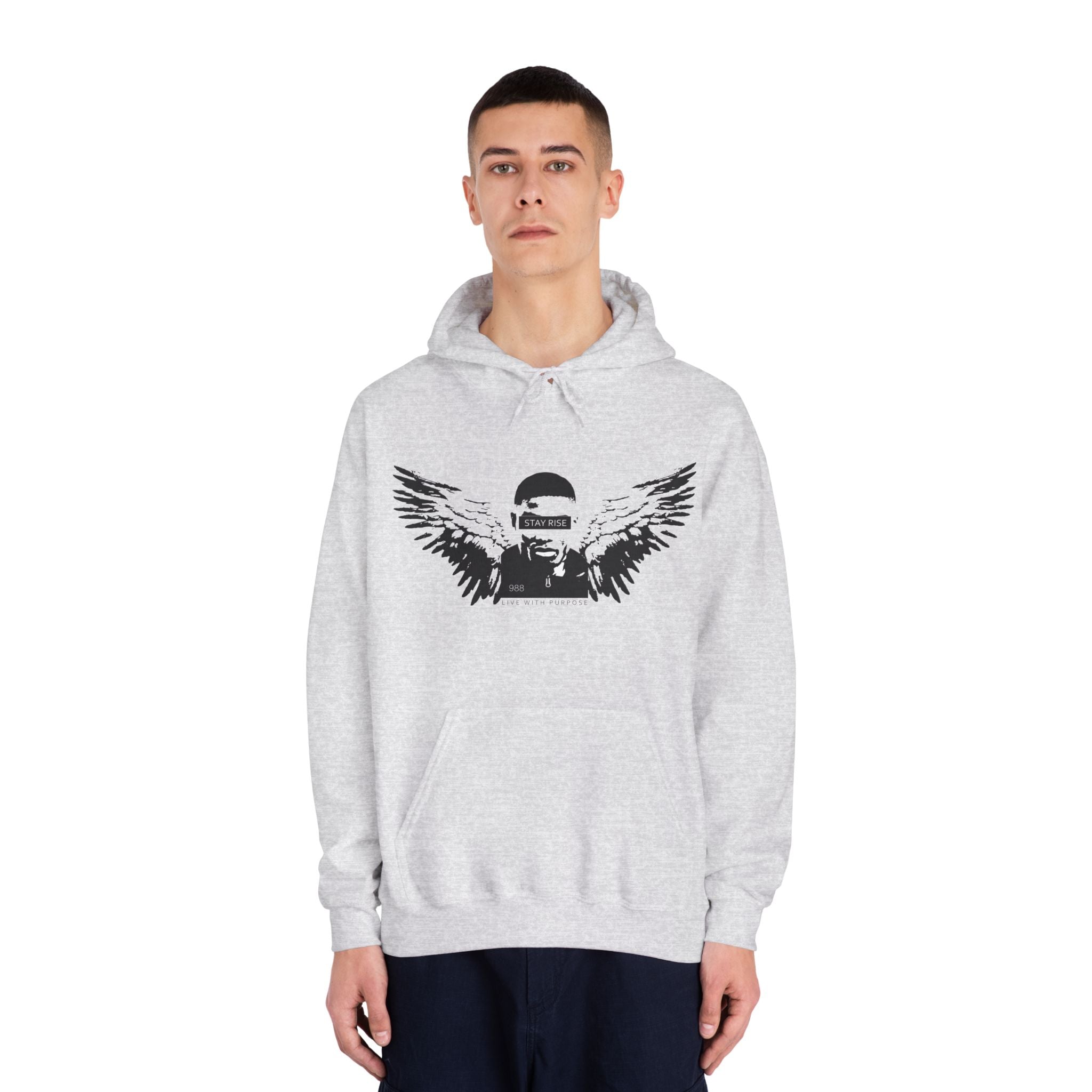 Inspirational Unisex Hooded Sweatshirt, Motivational Gift, Cozy Apparel, Everyday Wear, Self-Care Hoodie, Comfort Clothing