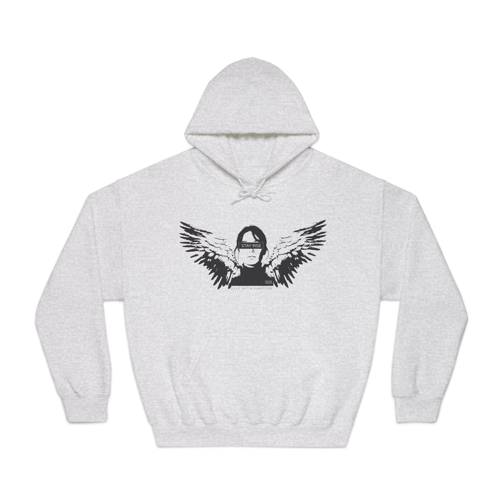 Wings Unisex Hooded Sweatshirt, Stylish Pullover, Gift for Music Lovers, Cozy Casual Wear, Perfect for Concerts or Everyday