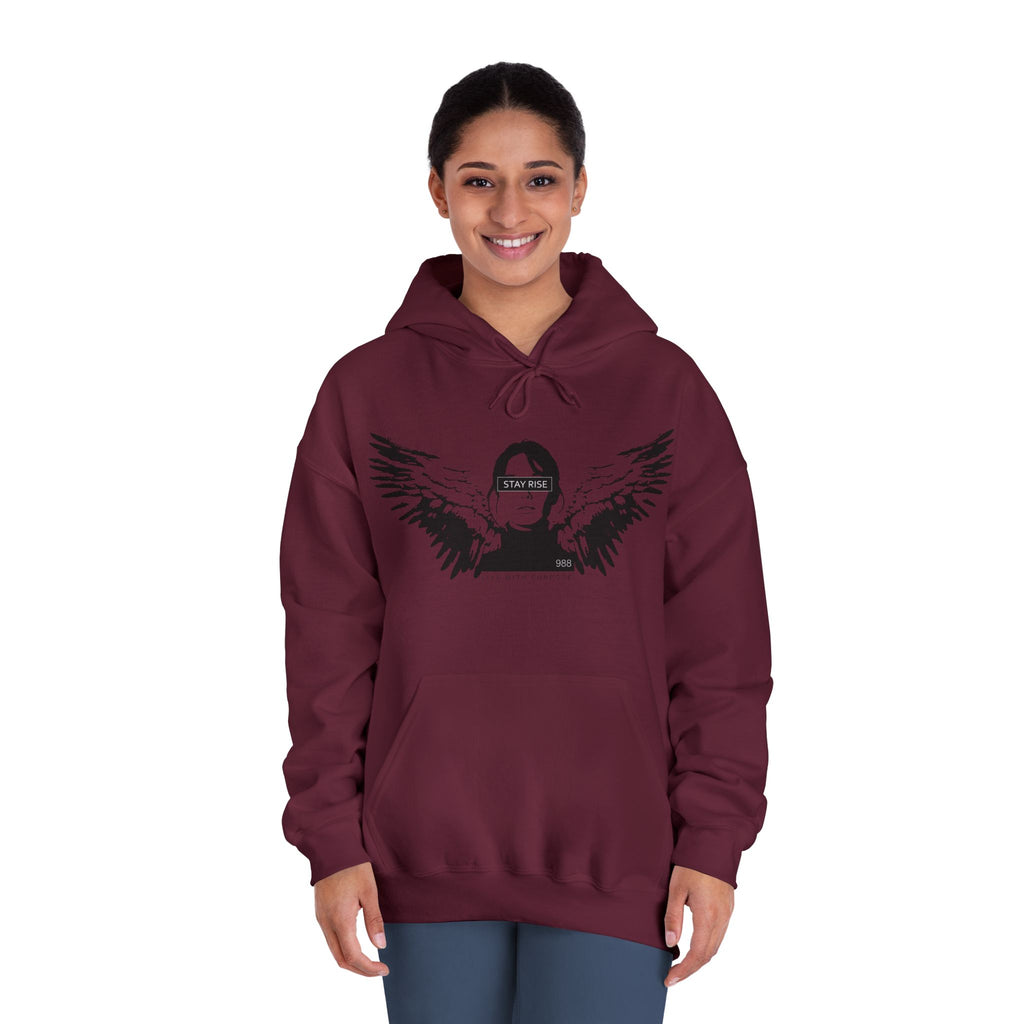 Wings Unisex Hooded Sweatshirt, Stylish Pullover, Gift for Music Lovers, Cozy Casual Wear, Perfect for Concerts or Everyday